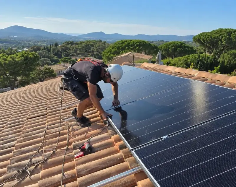 Installateur panneaux solaires Sergy — pose photovoltaïque sur toiture